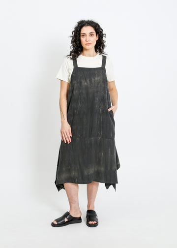 BANDIT PINAFORE / WASHED KHAKI