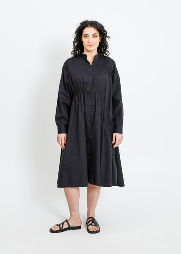 AXIS SHIRT DRESS / BLACK