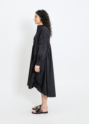 AXIS SHIRT DRESS / BLACK