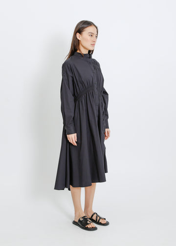 AXIS SHIRT DRESS / BLACK