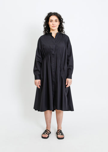 AXIS SHIRT DRESS / BLACK