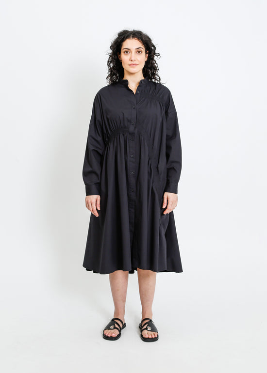 AXIS SHIRT DRESS / BLACK