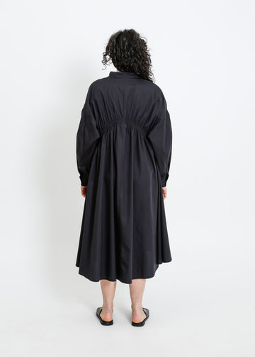 AXIS SHIRT DRESS / BLACK