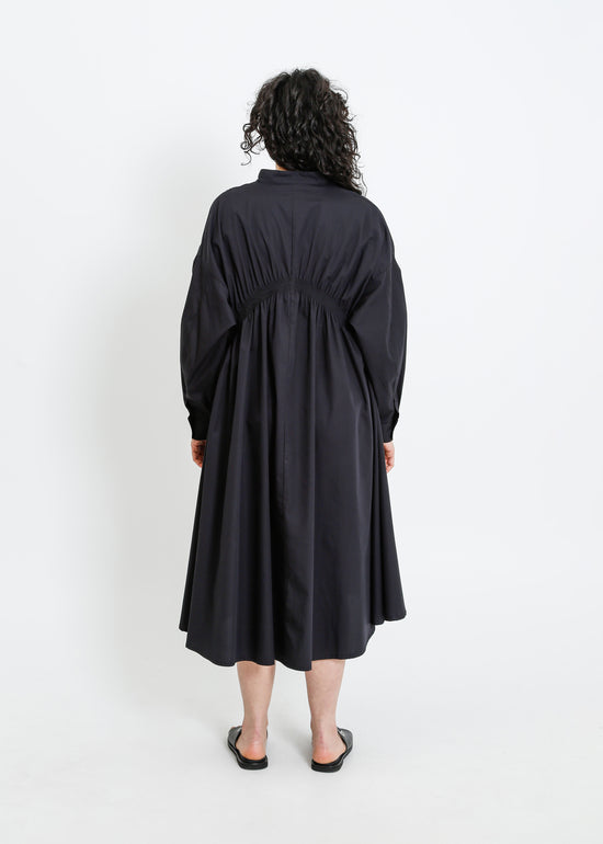AXIS SHIRT DRESS / BLACK