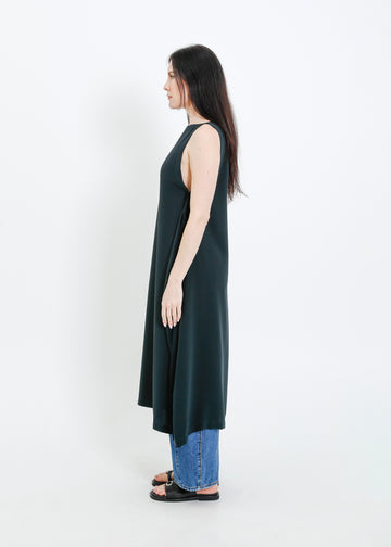 SINCLAIR DRESS / DARKEST GREEN