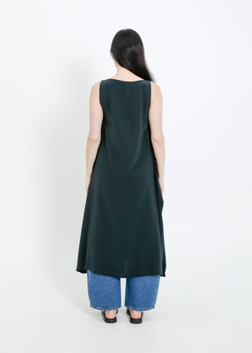 SINCLAIR DRESS / DARKEST GREEN