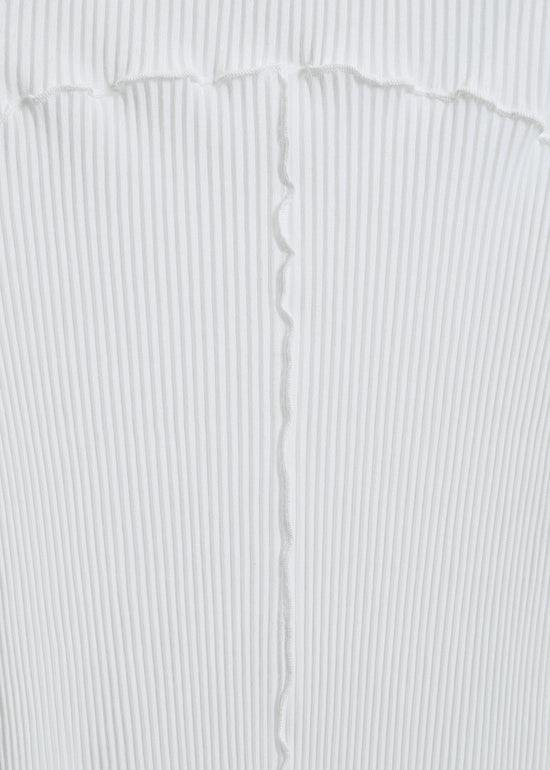 WALKER PLEAT TOP / WHITE
