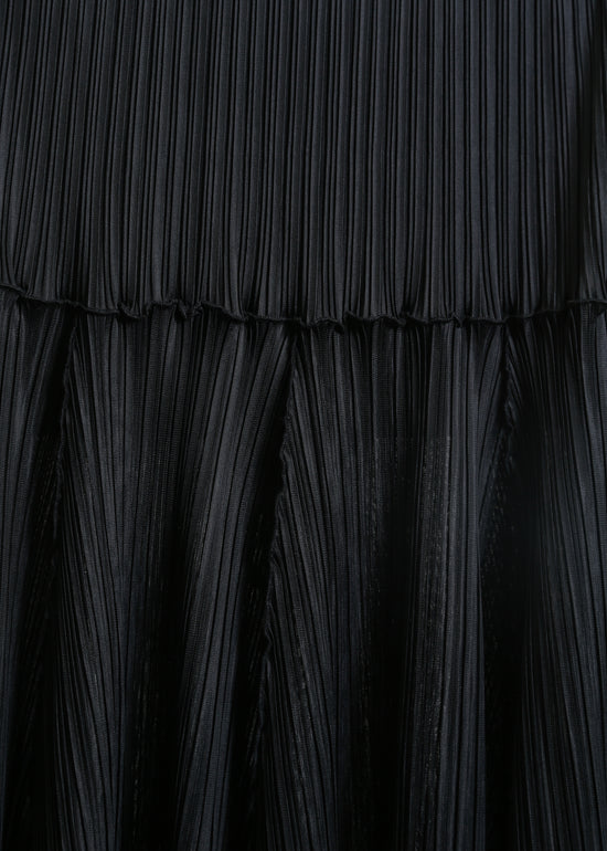 ARIA PLEAT SKIRT / BLACK