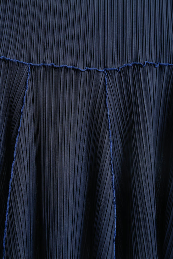 ARIA PLEAT SKIRT / NAVY