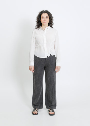 FORTUNE PANT / WASHED BLACK