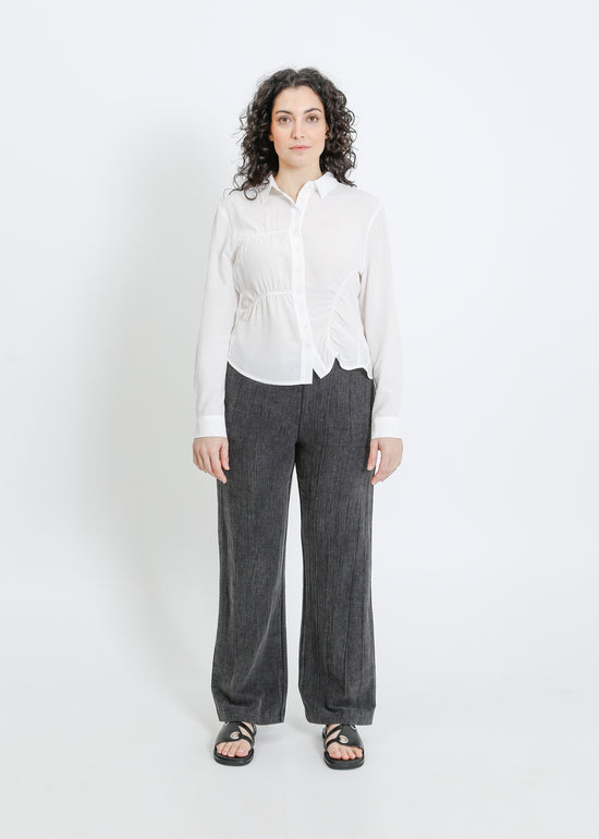 FORTUNE PANT / WASHED BLACK