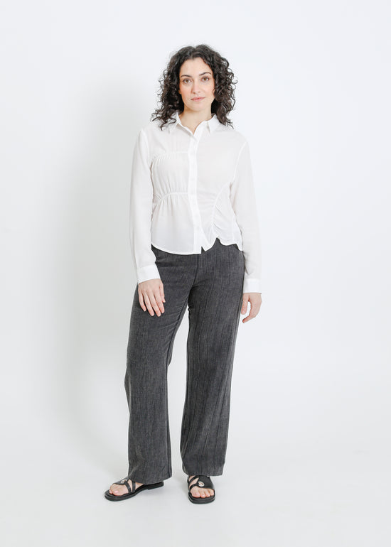 FORTUNE PANT / WASHED BLACK