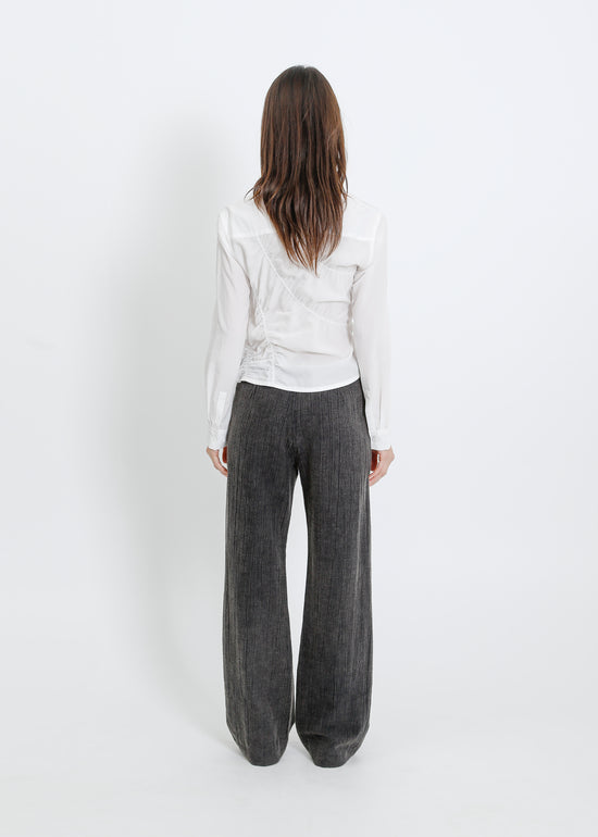 FORTUNE PANT / WASHED BLACK