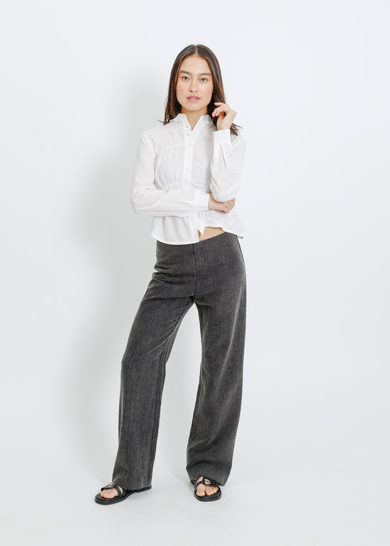 FORTUNE PANT / WASHED BLACK