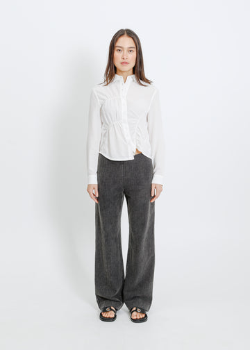 FORTUNE PANT / WASHED BLACK