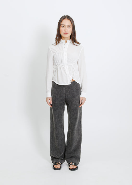 FORTUNE PANT / WASHED BLACK