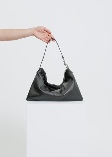 MIRAGE LEATHER BAG / BLACK