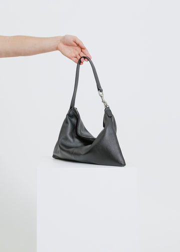 MIRAGE LEATHER BAG / BLACK