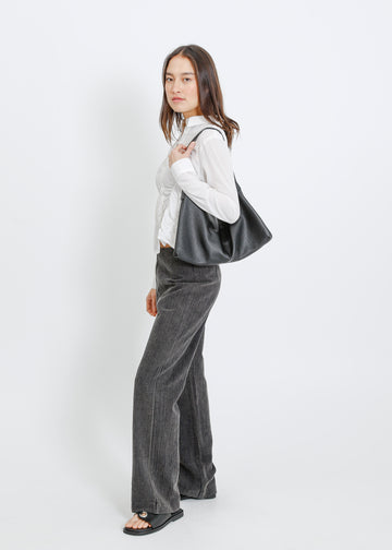 MIRAGE LEATHER BAG / BLACK