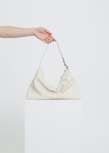 MIRAGE LEATHER BAG / CREAM