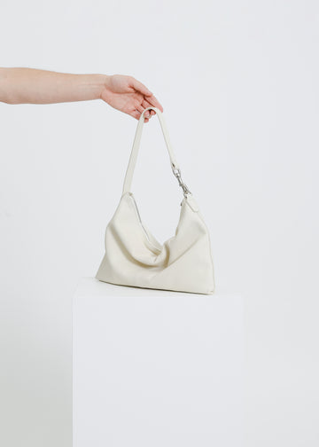 MIRAGE LEATHER BAG / CREAM