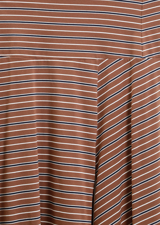 Smith Skirt / Brown-White-Navy