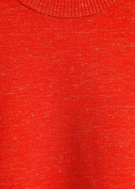 Gaya Knit Tee / Flame Marle