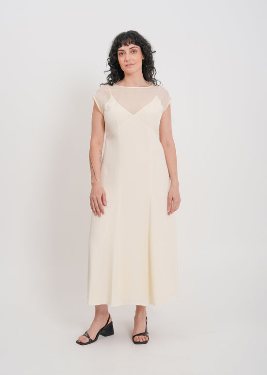 Holden Backless Dress / Cream