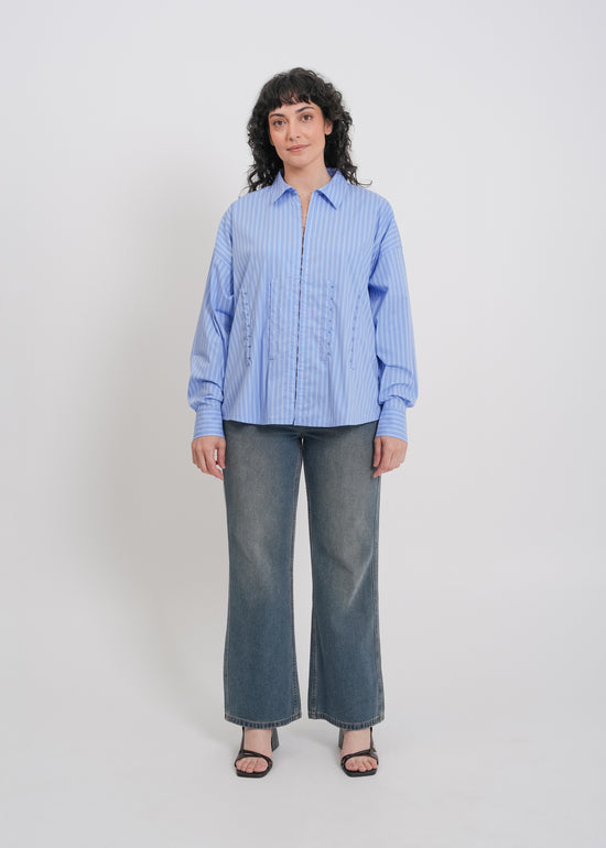 Darwin Shirt / Blue-White-Red
