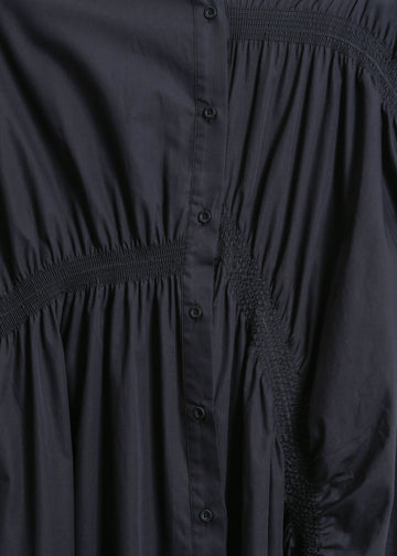 AXIS SHIRT DRESS / BLACK