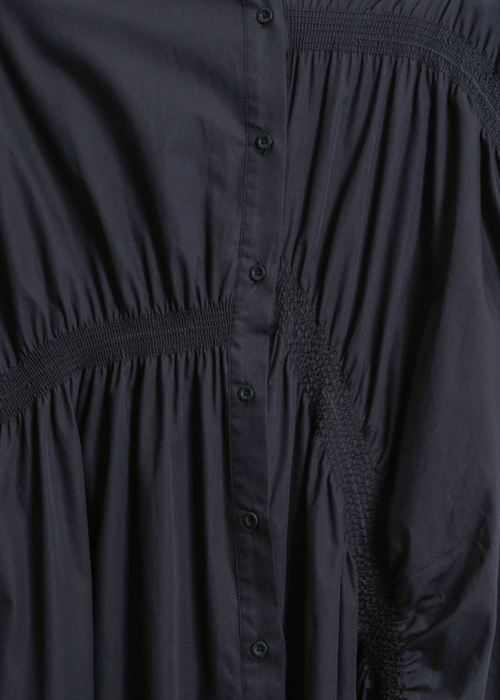 AXIS SHIRT DRESS / BLACK