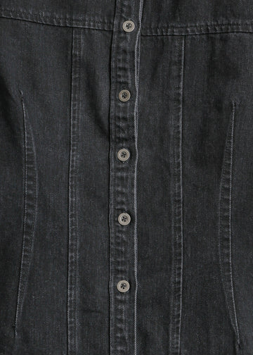 BELIZE DENIM SHIRT / BLACK