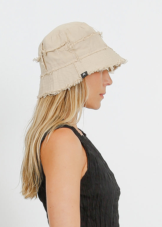 WYATT REVERSIBLE HAT / BEIGE