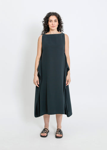 SINCLAIR DRESS / DARKEST GREEN