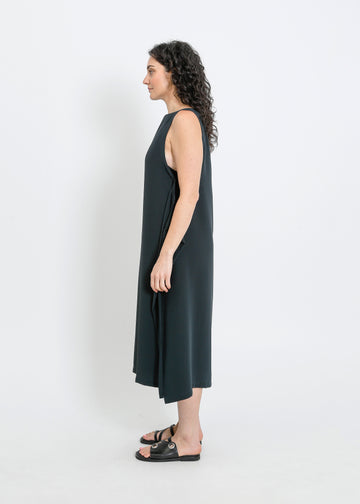 SINCLAIR DRESS / DARKEST GREEN