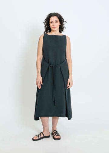 SINCLAIR DRESS / DARKEST GREEN