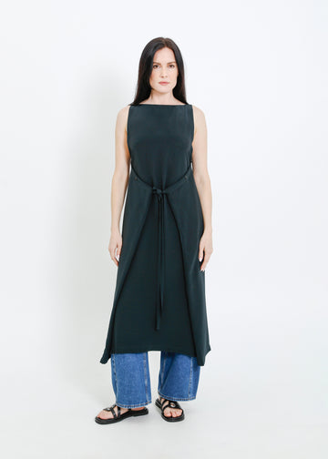 SINCLAIR DRESS / DARKEST GREEN