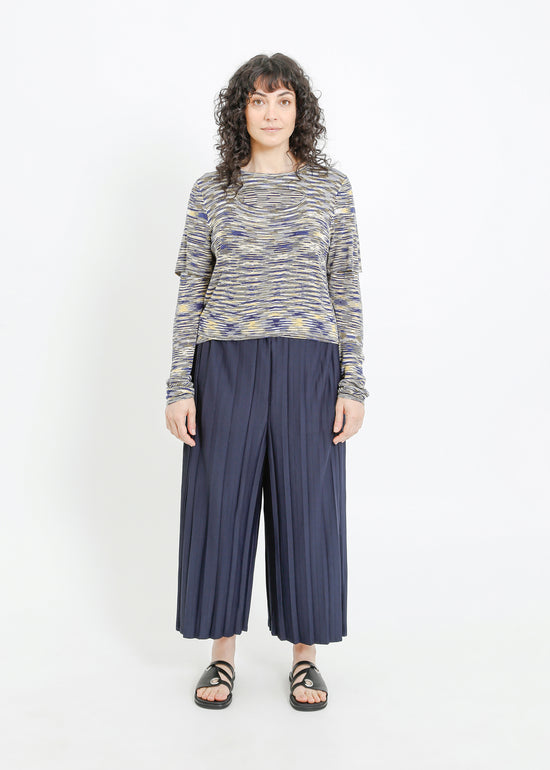 FIORA PLEAT CULOTTE / NAVY