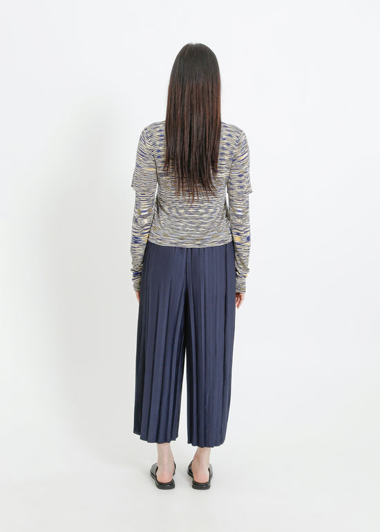 FIORA PLEAT CULOTTE / NAVY