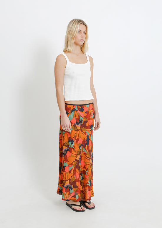 BENNIE SKIRT / PEONY PARADE