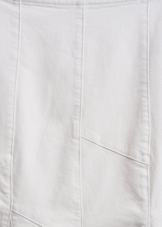 Melissa Denim Skirt / White