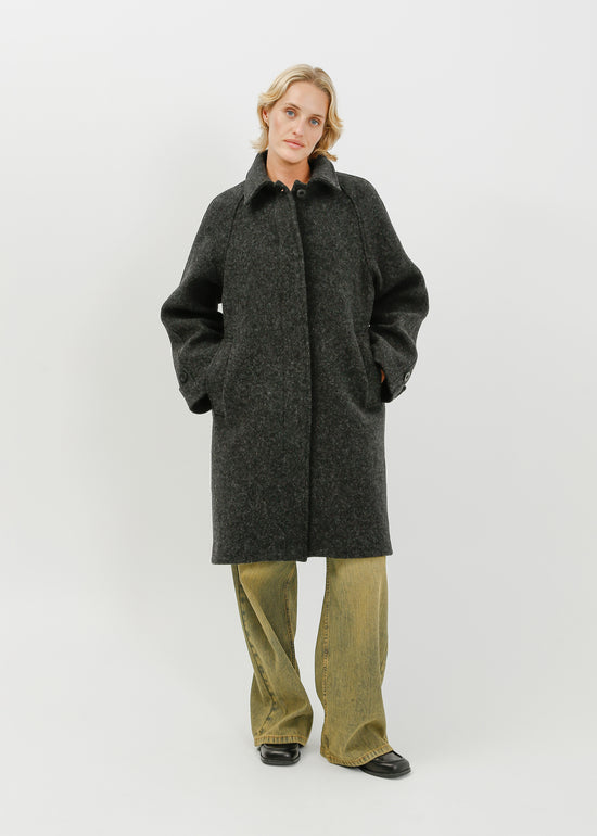 Saskia Coat / Charcoal