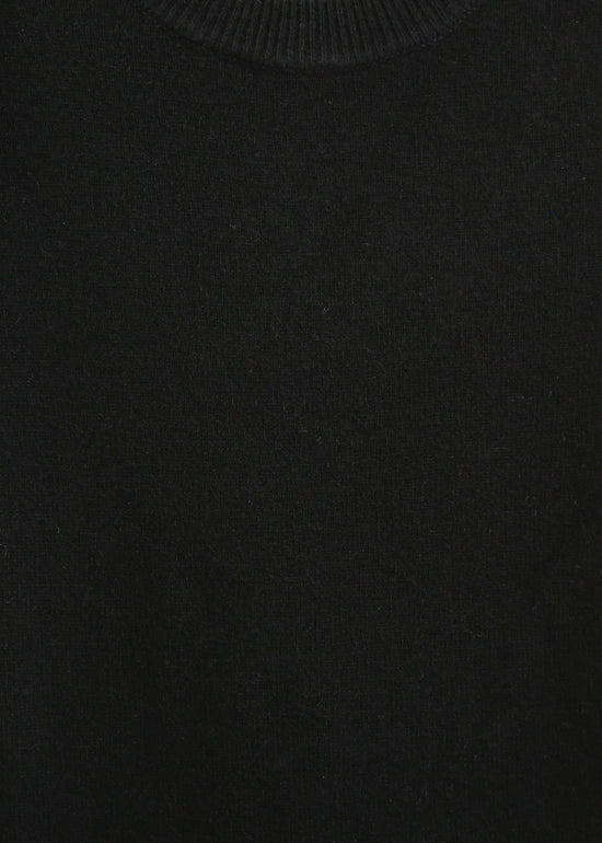 Abie Long Line Knit Sweat / Black