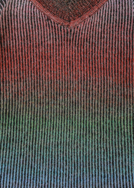 Myles Knit Sweat / Black Multi Gradient