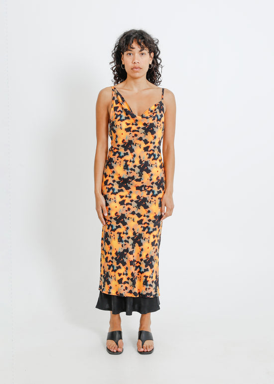 CARMY DRESS / TORTOISE