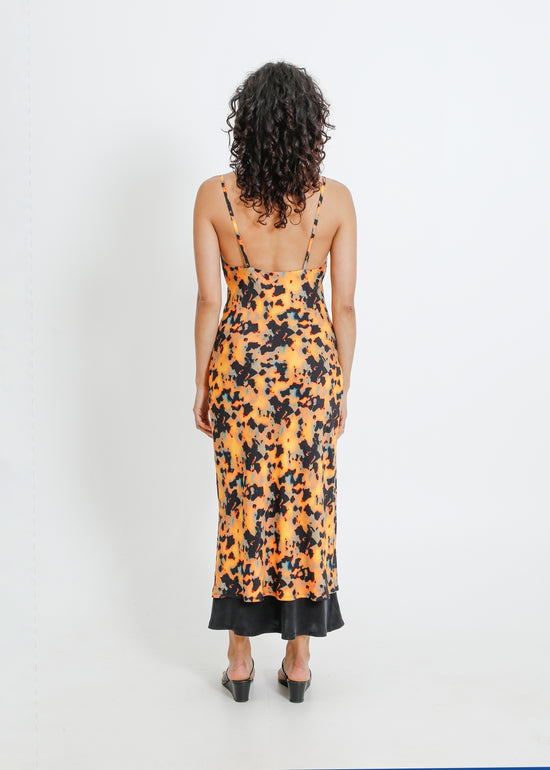 CARMY DRESS / TORTOISE