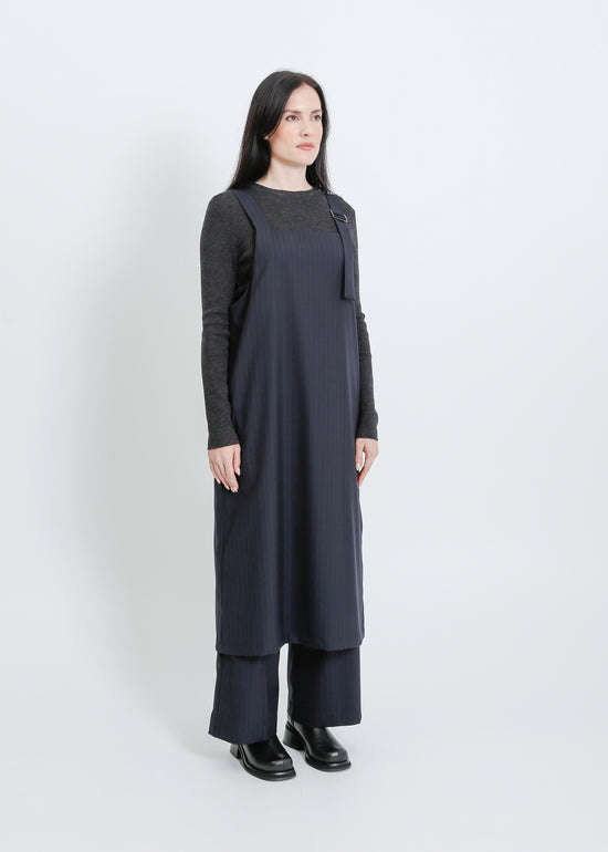 TOKYO PINAFORE / NAVY PINSTRIPE