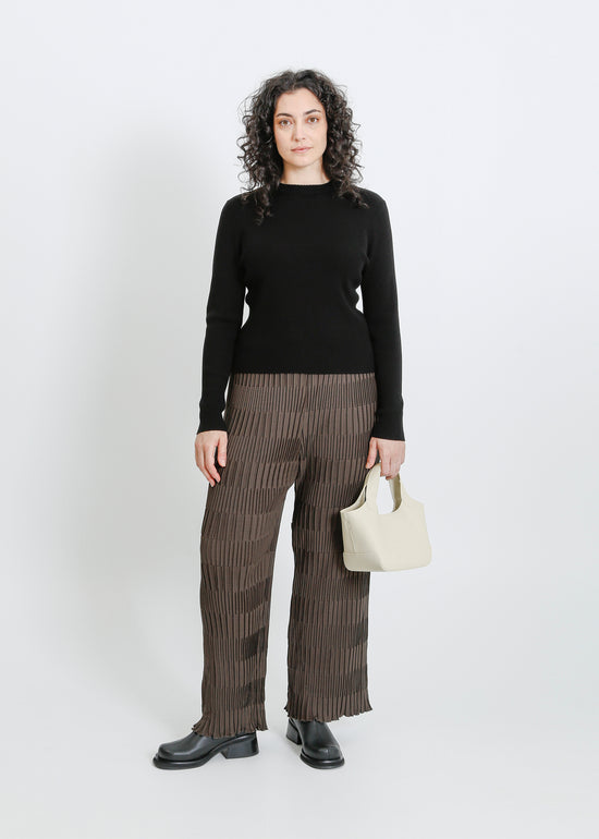 ROWAN PLEAT PANT / CLOVE