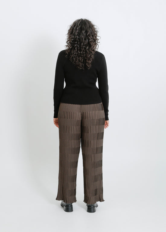 ROWAN PLEAT PANT / CLOVE