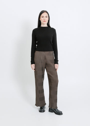 ROWAN PLEAT PANT / CLOVE